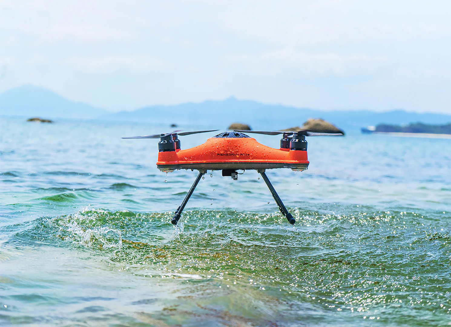 SwellPro Drone en acción